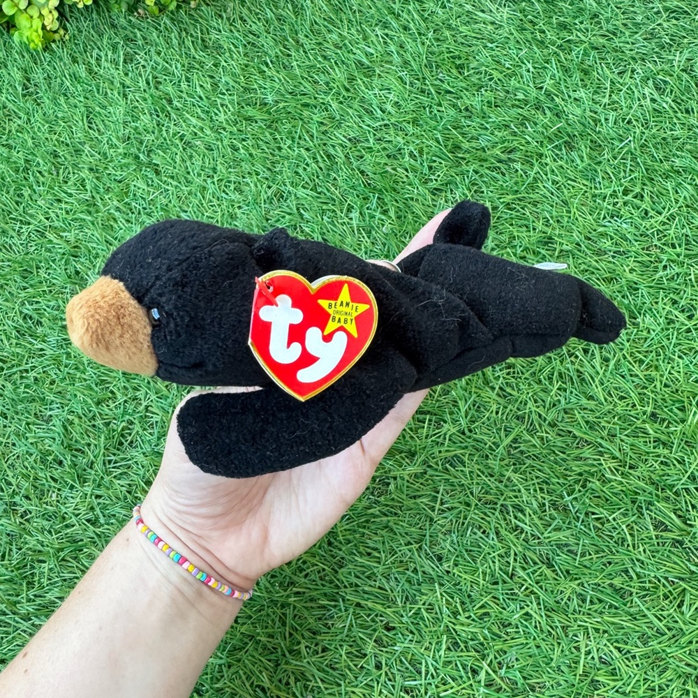 3/$15 1994 Blackie The Bear Ty Original Beanie Baby